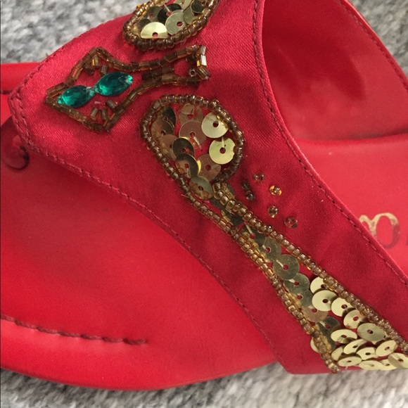 Red sandals - Picture 3 of 3